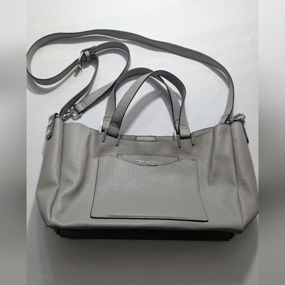 Steve Madden Shoulder Tote - Gray
